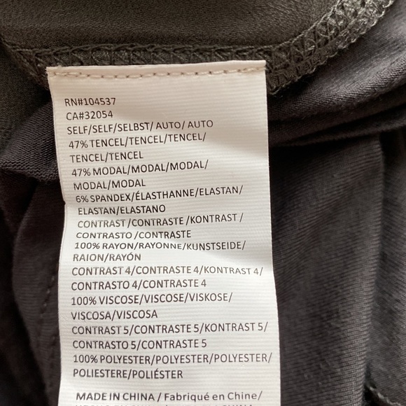 TINY Anthropologie - Mixed Fabrics Dress - Grey -M - Picture 9 of 11